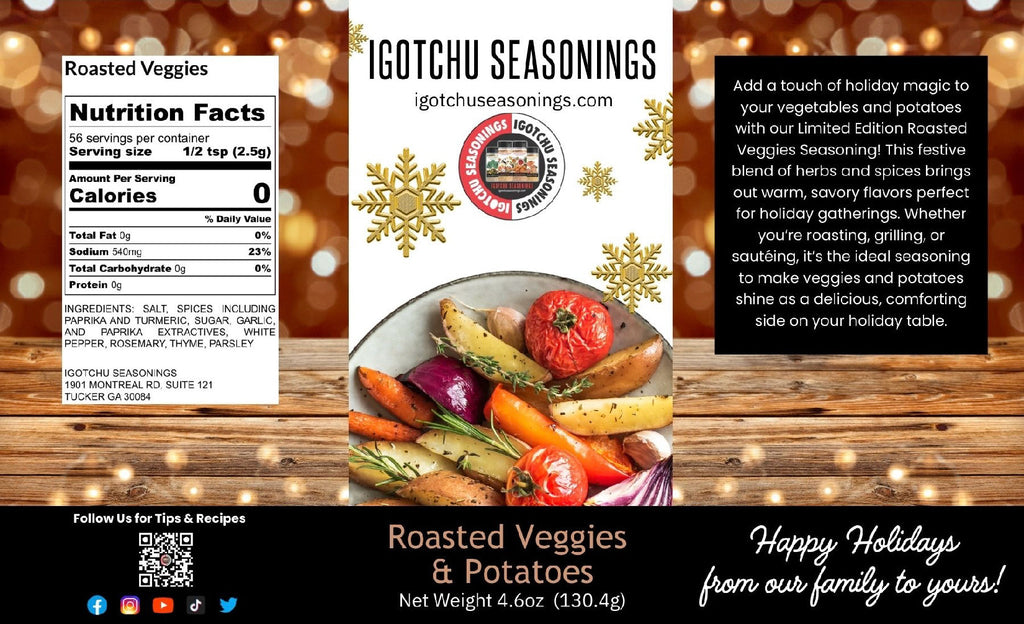 Roasted Veggie 5.5 oz  Holiday Limited Edition