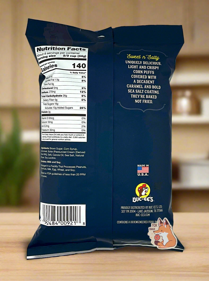 Buc-ee's Sea Salted Caramel Beaver Nuggets